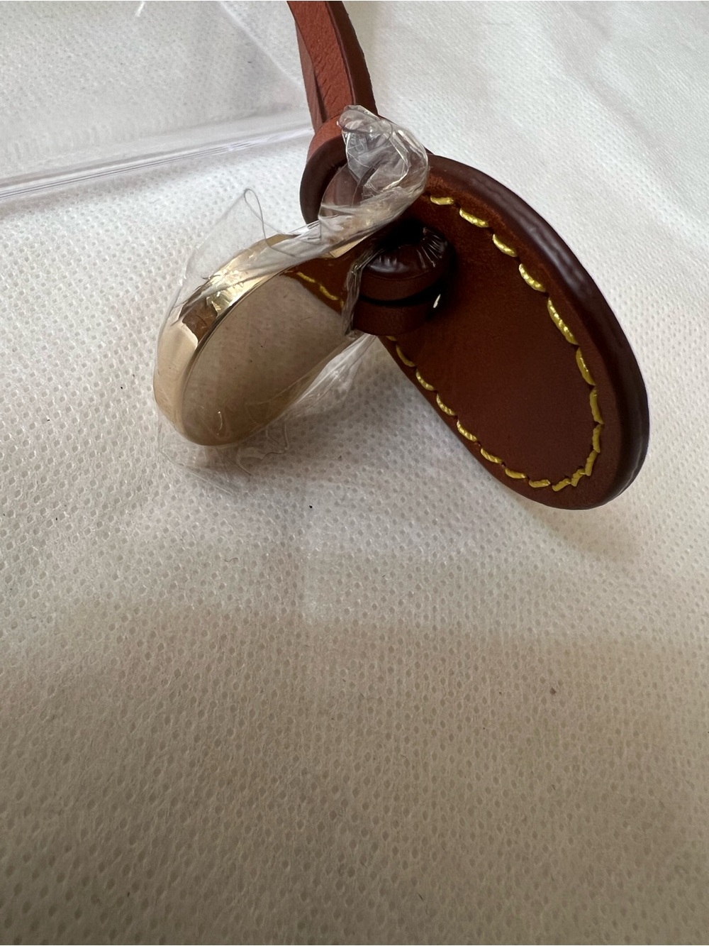 Dooney & Bourke Gold Duck HangTag New - Picture 5 of 6